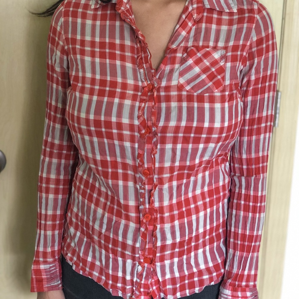 Like-new Vans Plaid T-Shirt